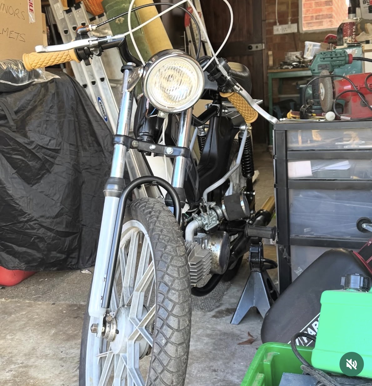 70cc Matt Black custom build
